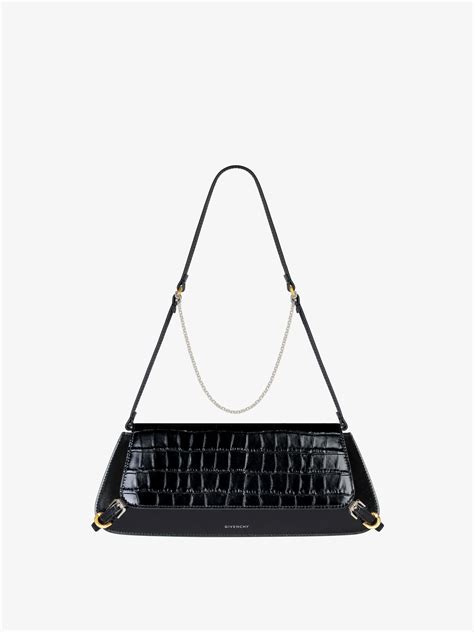 givenchy horizon bag crocodile|Medium Voyou tote bag in crocodile effect leather in .